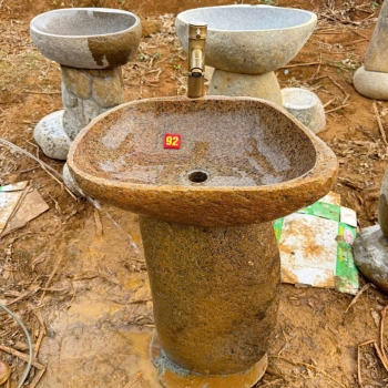 Lavabo đá nguyên khối
